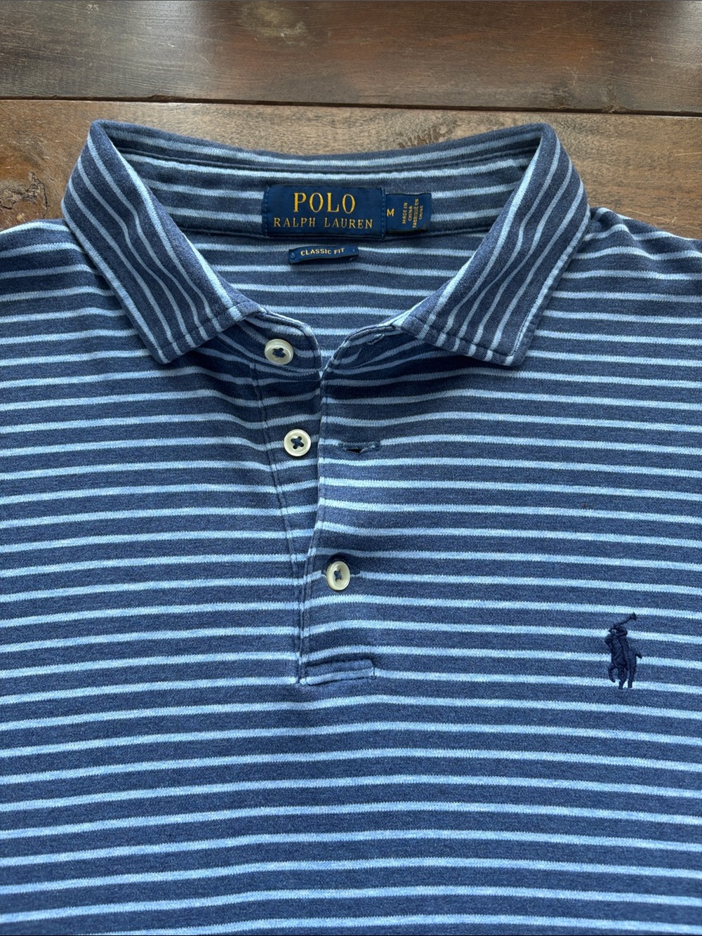 Polo by Ralph Lauren Blue Striped Polo